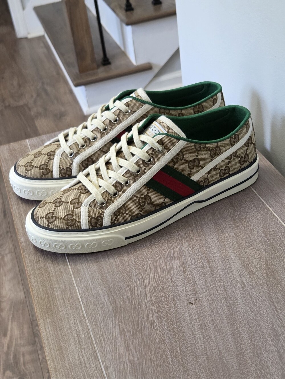 GUCCI 1977 Canvas Sneaker (Men's Size 8/Fits Like a US Size 9) - Worn Once - Picture 10 of 16